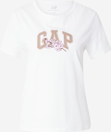 GAP Тениска в бяло: отпред