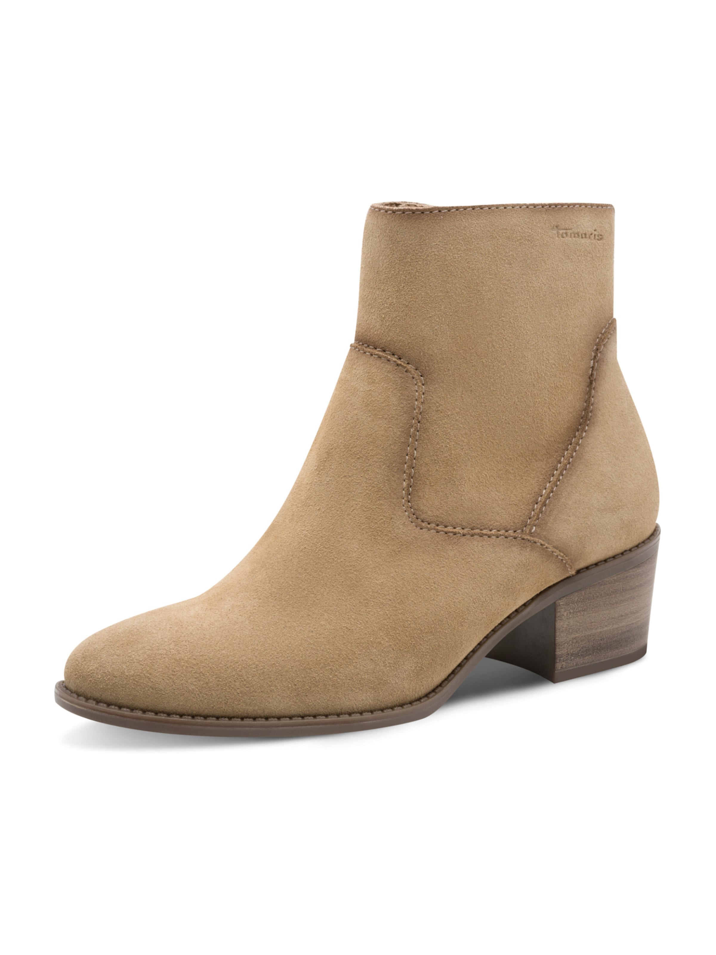 Bottines Tamaris en beige : devant