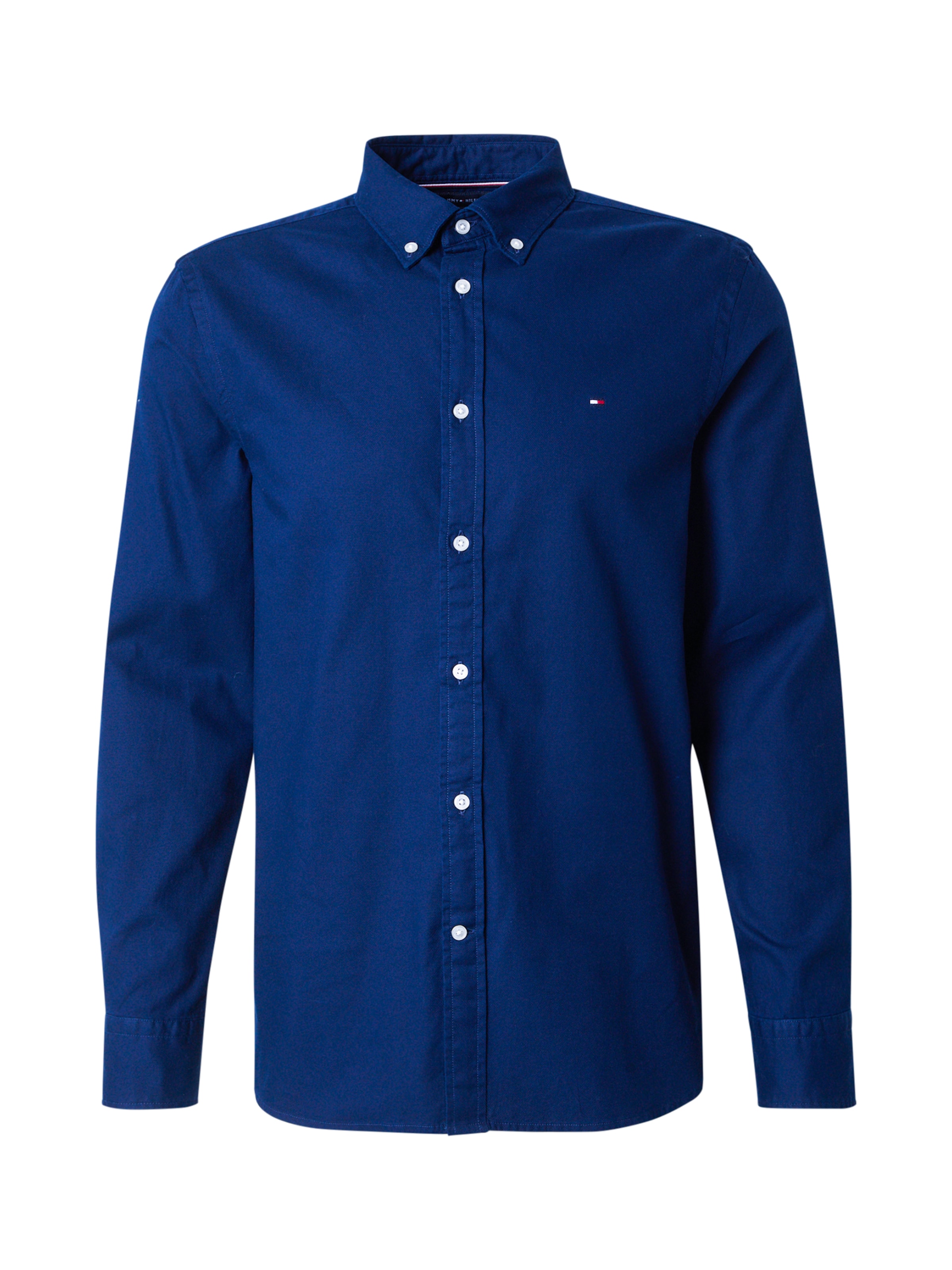 TOMMY HILFIGER Slim fit Πουκάμισο 'FLEX' σε μπλε: μπροστά