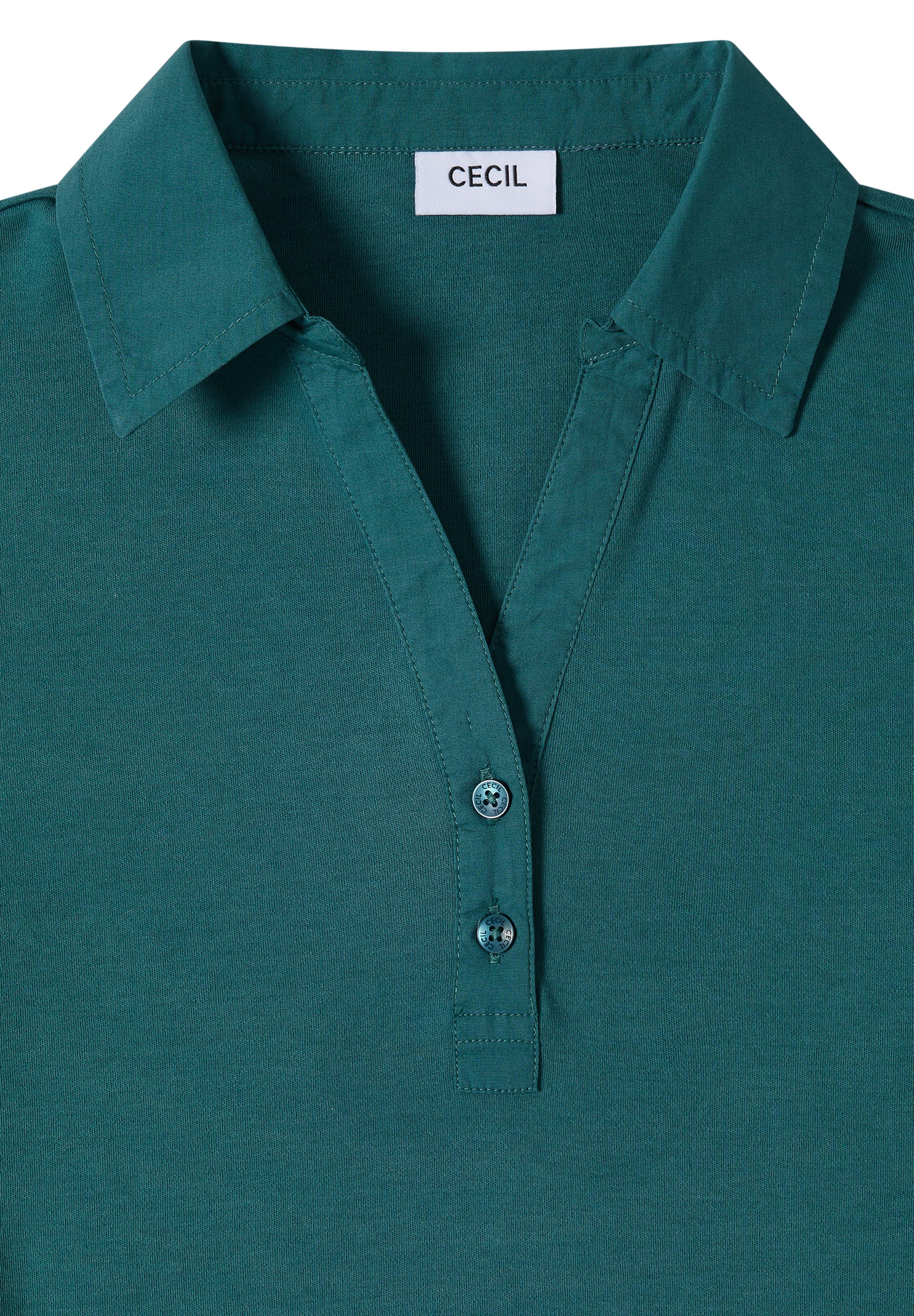 CECIL Poloshirt in Grün