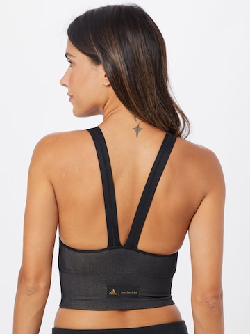 Bustieră Sutien sport de la ADIDAS SPORTSWEAR pe negru