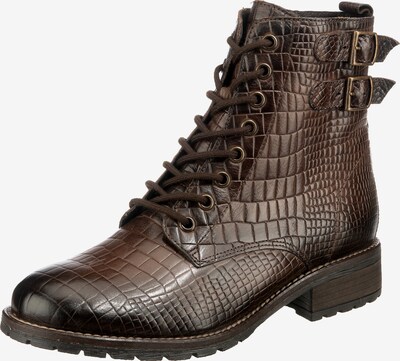 KLONDIKE 1896 Schnürstiefelette in braun, Produktansicht