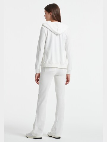 Sugarfree Zip-Up Hoodie in White