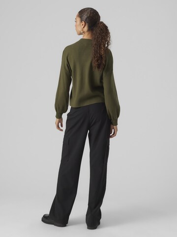 VERO MODA Sweater 'VMNANCY' in Green