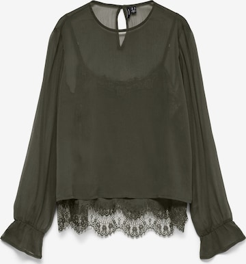 VERO MODA - Blusa 'VMLalie' en verde: frente