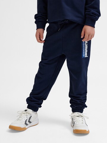 Hummel Tapered Bukser 'Tukas' i blå