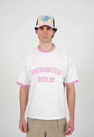 Prohibited - Camisa 'Rush' em rosa: frente