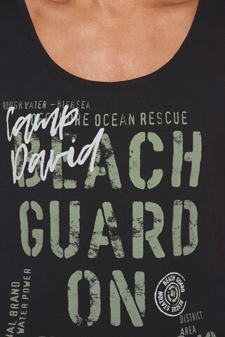 CAMP DAVID Shirt in Schwarz