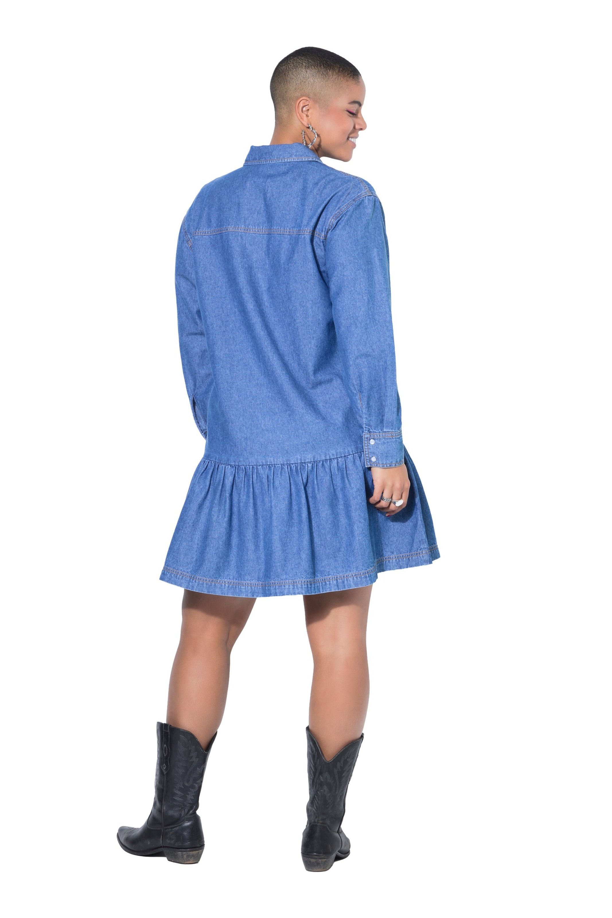 Studio Untold Jurk in Blauw