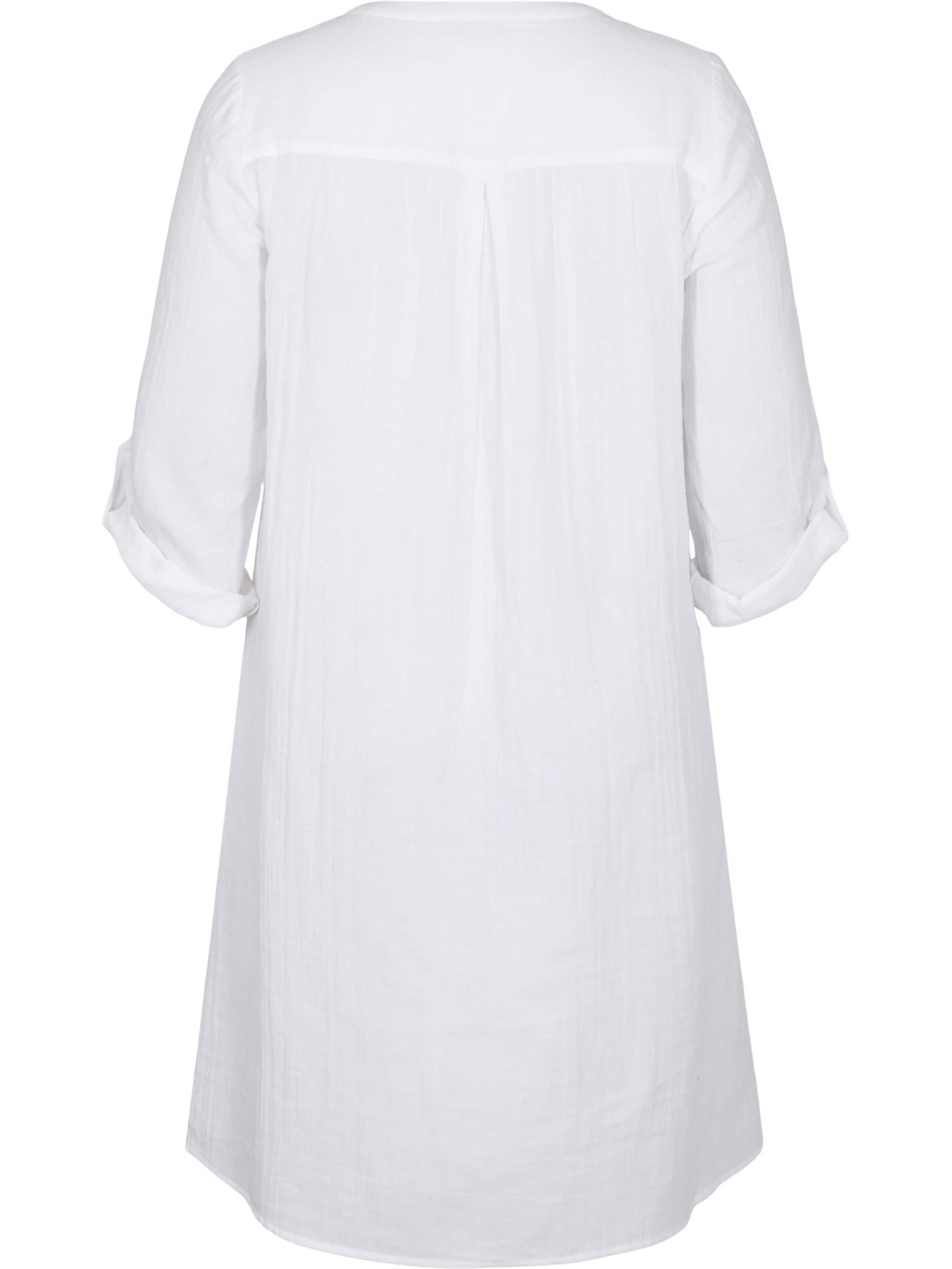 Vêtements Robe-chemise VVIVU Zizzi en Blanc 