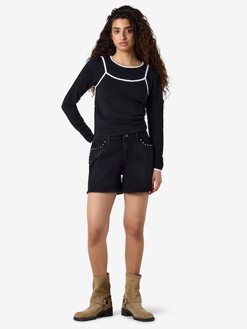 Noisy may - Loosefit Vaquero 'NMSMiley' en negro