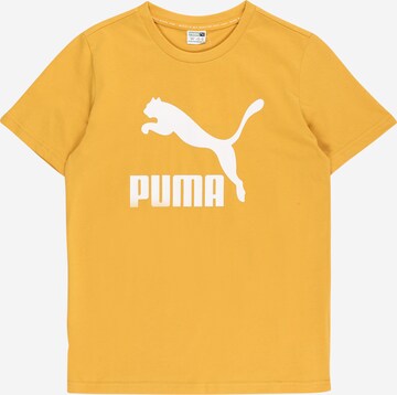 T-Shirt PUMA en jaune : devant