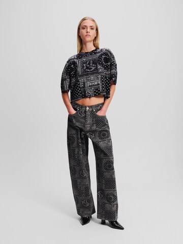 Maglietta di KARL LAGERFELD JEANS in nero