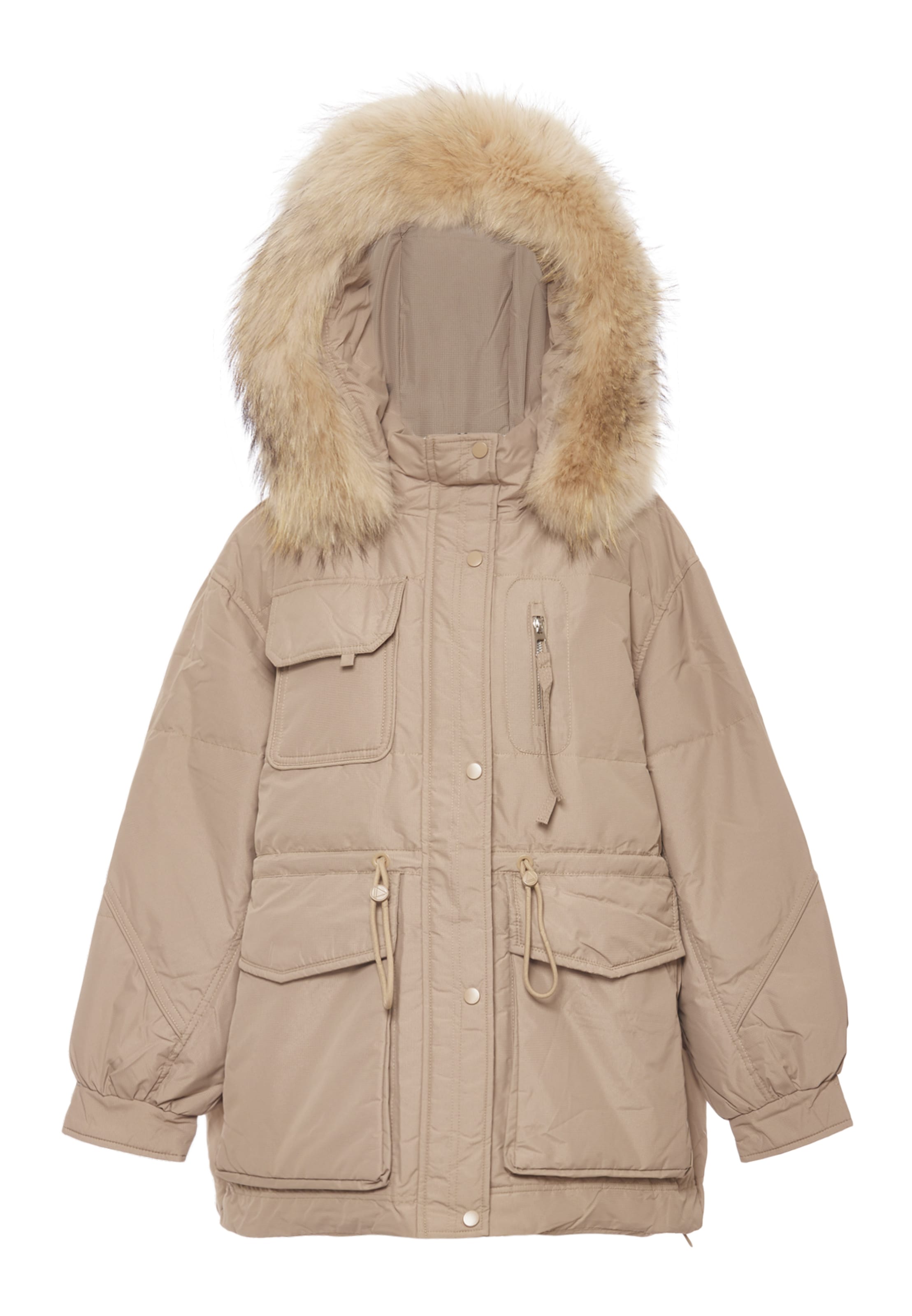 NAEMI Zimná bunda - Hnedá