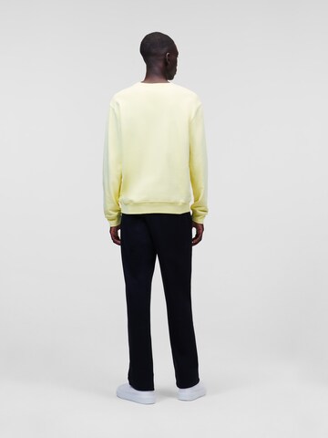 Karl Lagerfeld Sweatshirt 'Ikonik' in Yellow