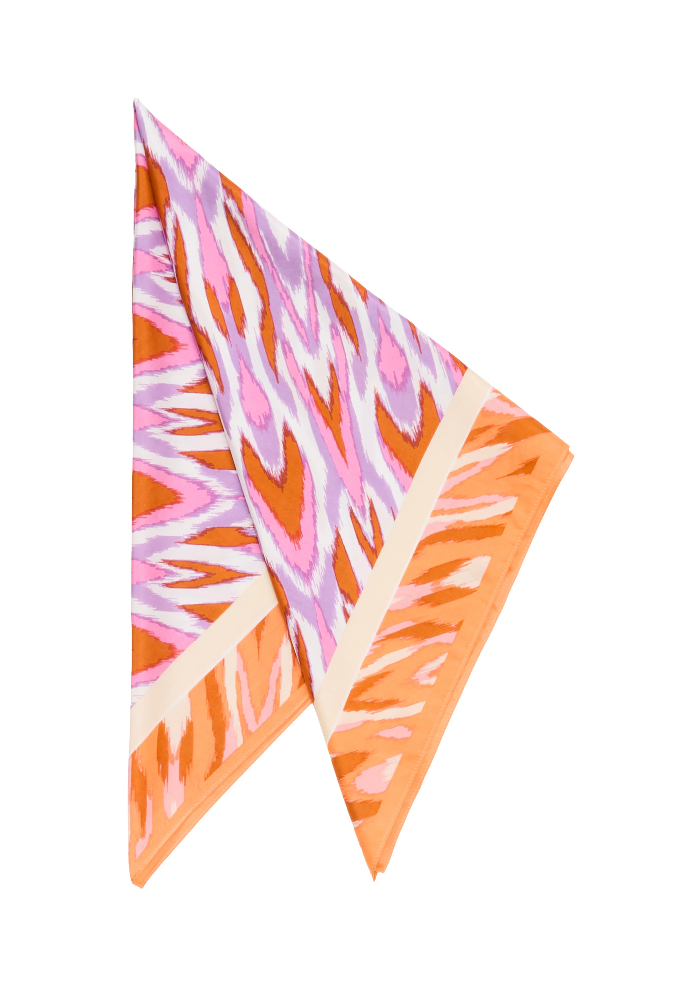 COMMA Tuch in lila / pastelllila / orange / apricot, Produktansicht