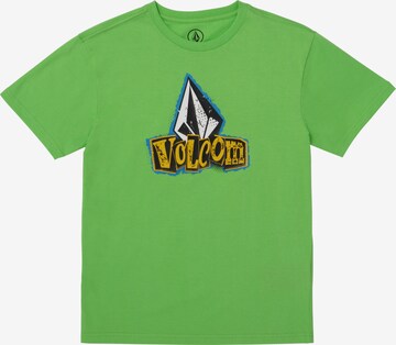 Volcom Shirt 'Stamp' in Groen: voorkant