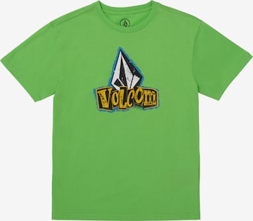 T-Shirt 'Stamp' Volcom en vert : devant