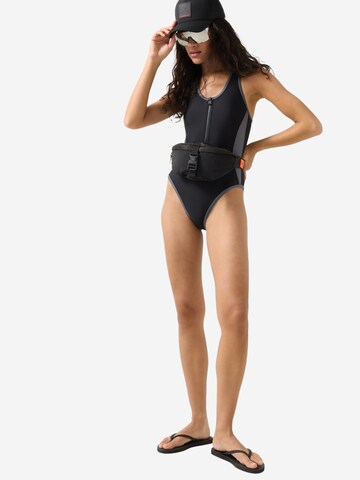 Bogner Fire + Ice Bustier Badeanzug ' Zora ' in Schwarz