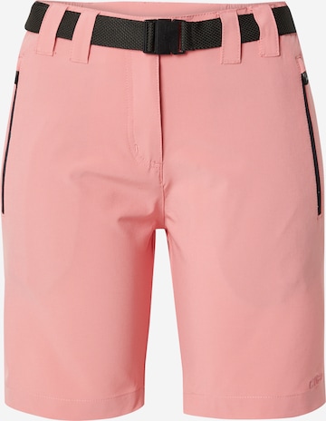 CMP Normalny krój Spodnie outdoor w kolorze różowy: przód