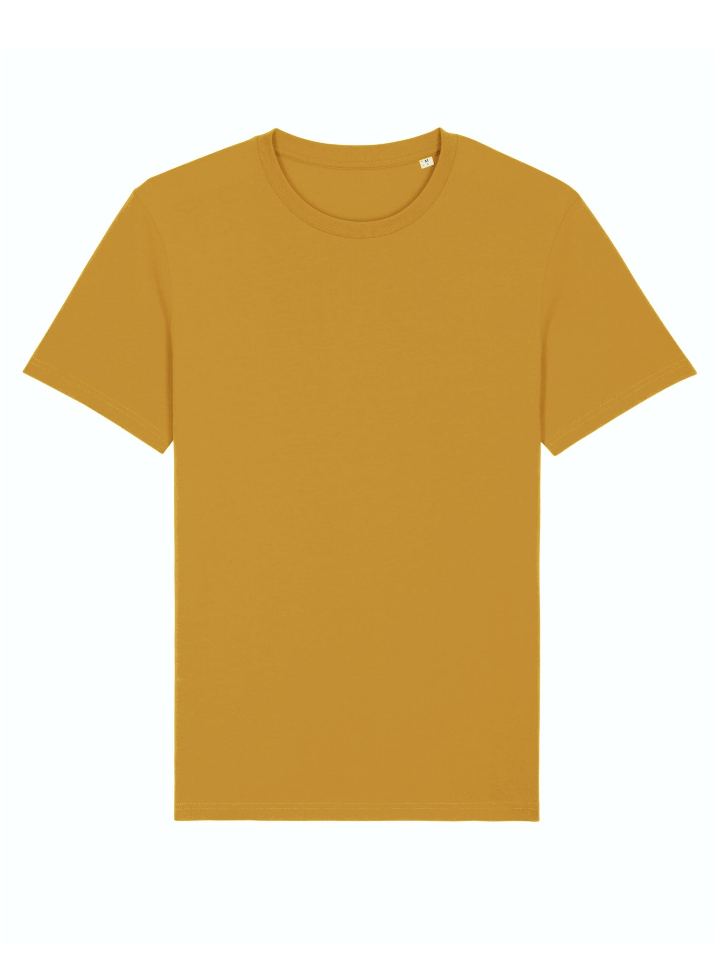 Life-Tree Shirt 'Organic Basic Ocre' in Yellow: front