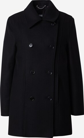 BOSS Between-Seasons Coat 'Capiva' in Black: front