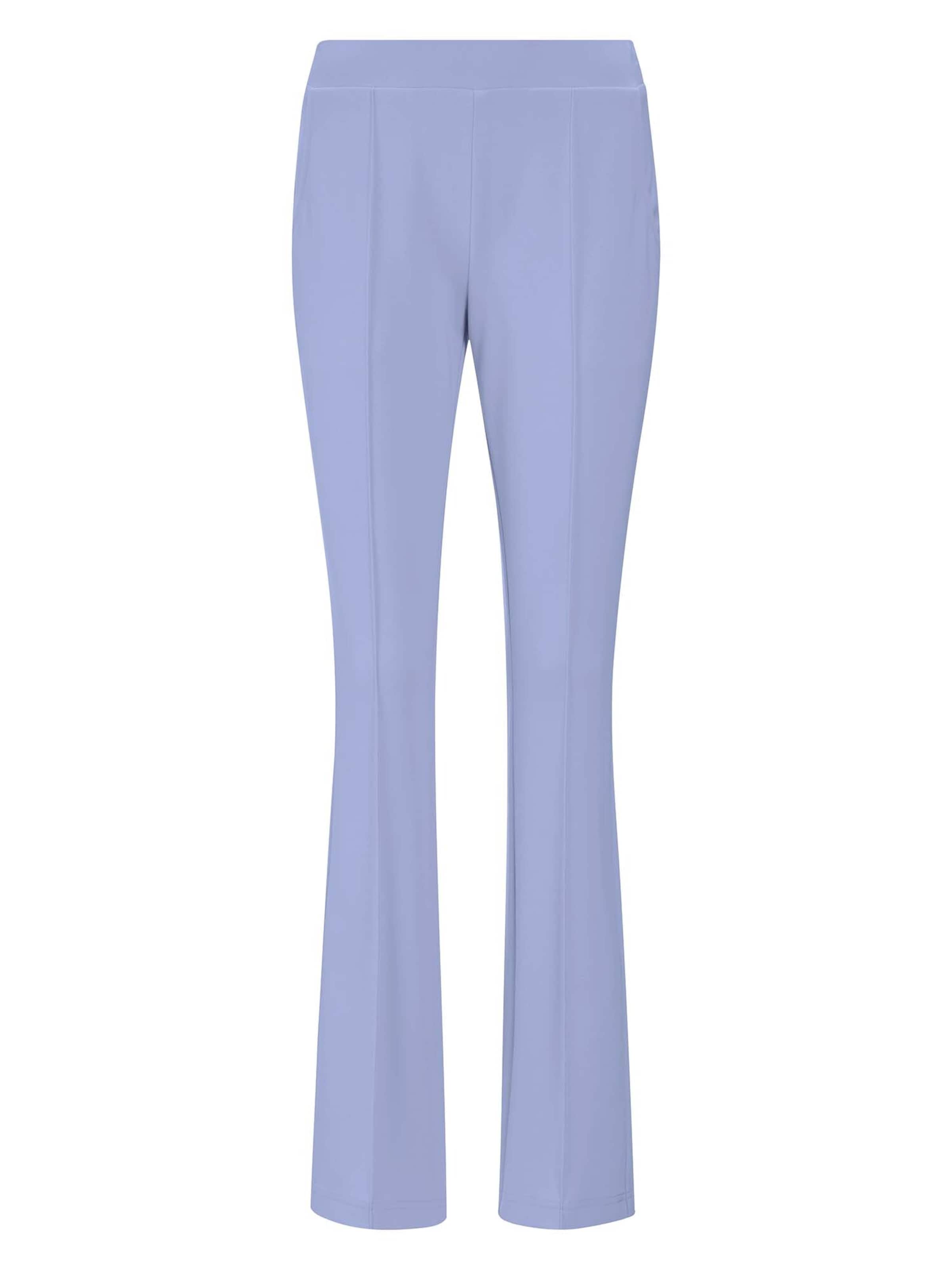 MADELEINE Flared Pants in Blue: front