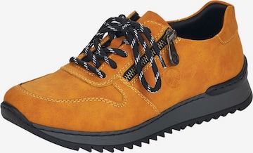 RIEKER Športni čevlji z vezalkami | rumena barva: sprednja stran