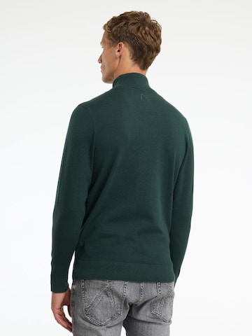Pull-over 'Ard mock' CHASIN' en vert