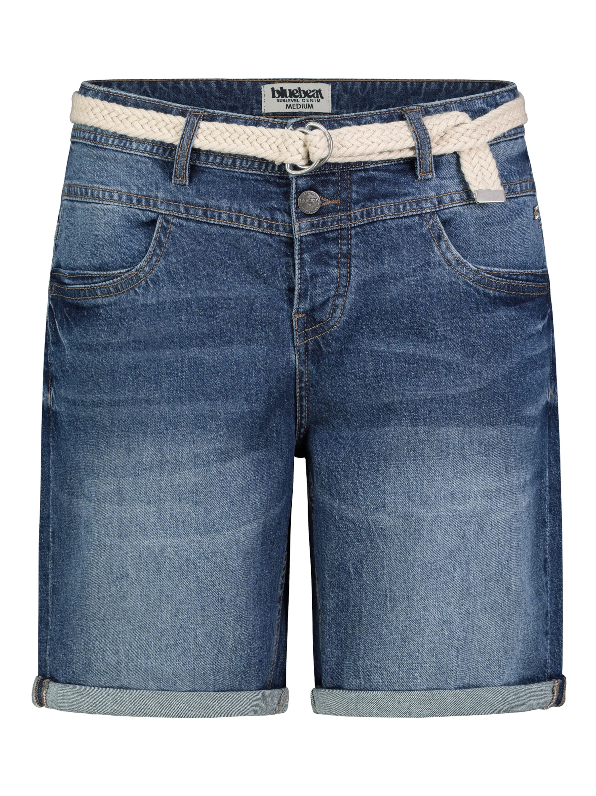Sublevel Regular Shorts in Blau: Vorderseite