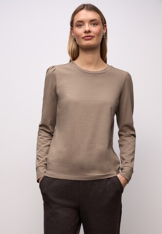 STREET ONE Shirt in Brown: front