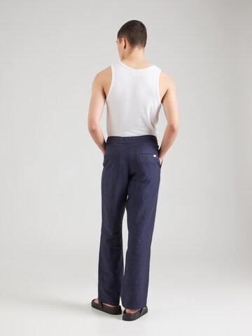 Regular Pantalon à pince KnowledgeCotton Apparel en bleu