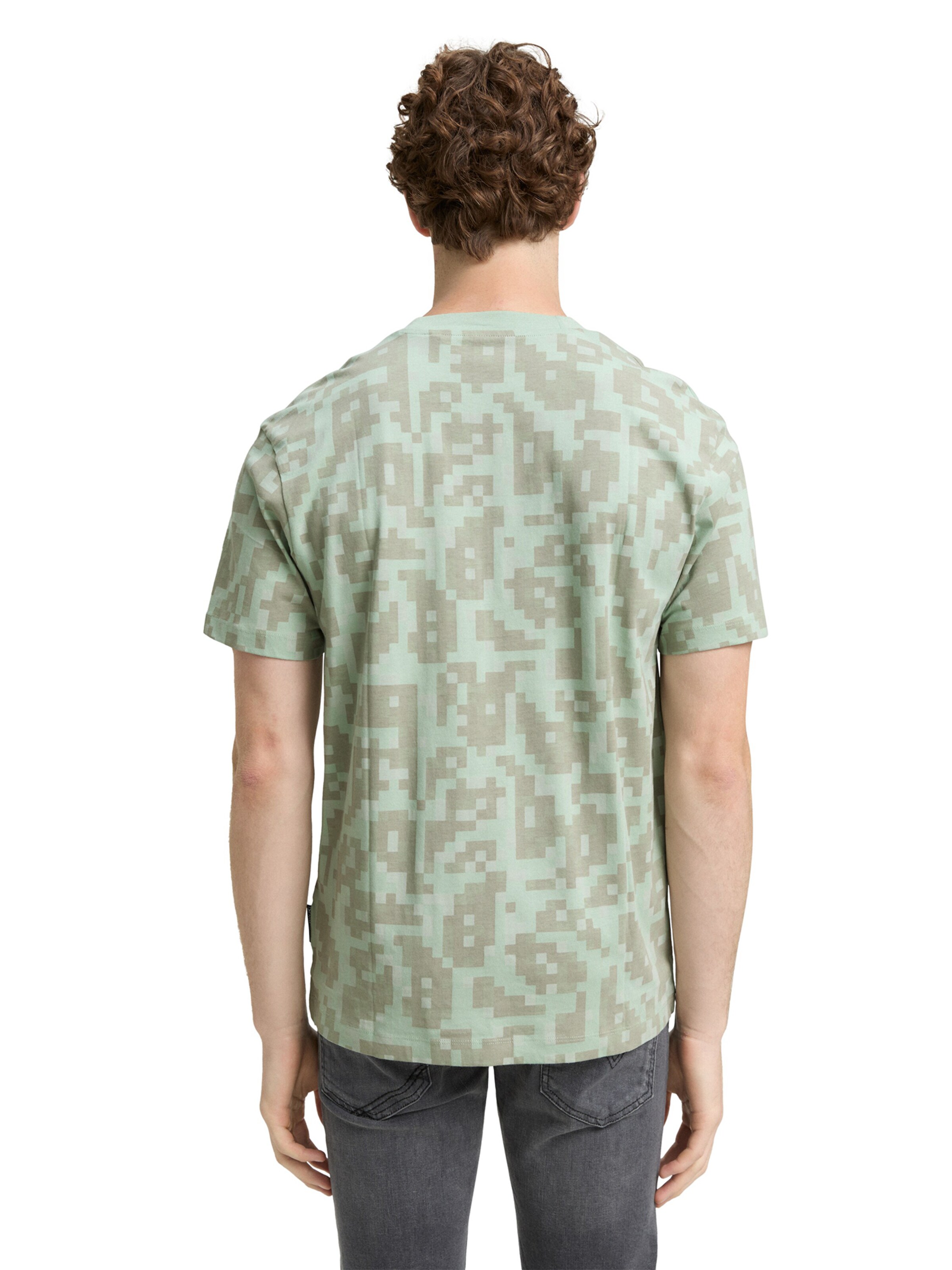 TOM TAILOR DENIM Футболка в Зеленый