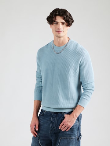 Pull-over Calvin Klein Jeans en bleu : devant
