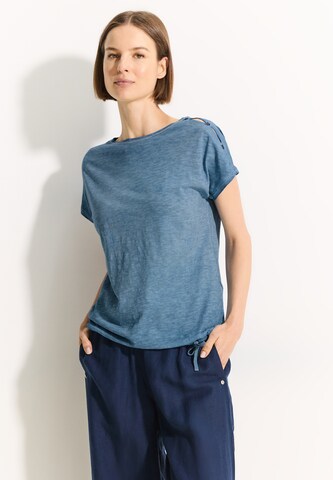 CECIL T-Shirt (GOTS) in Blau