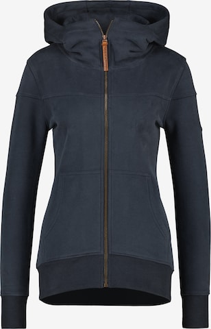 Alife and Kickin Sweat jacket 'Isami' in Blue: front