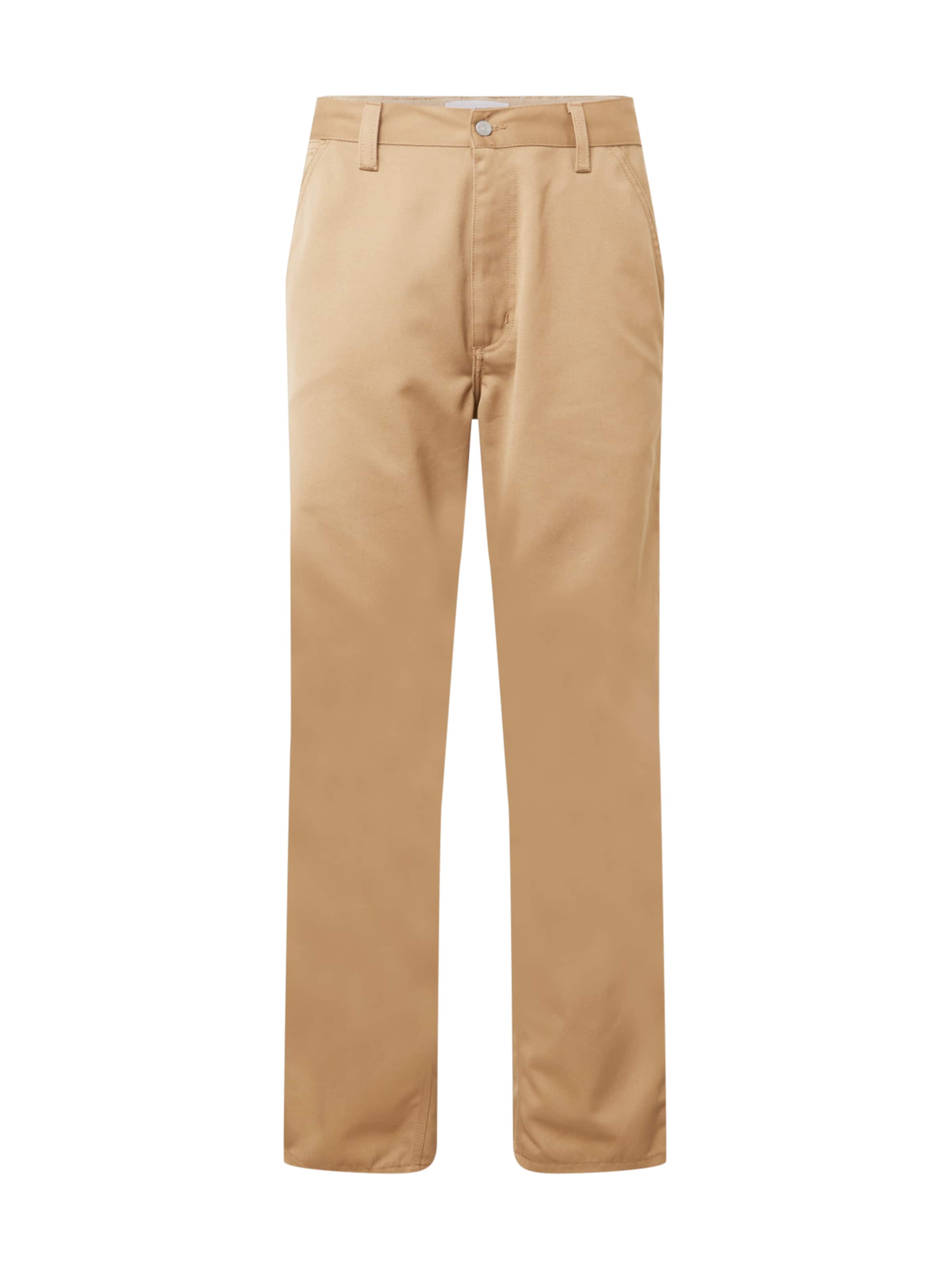 Carhartt WIP Regular Trousers in Brown: front