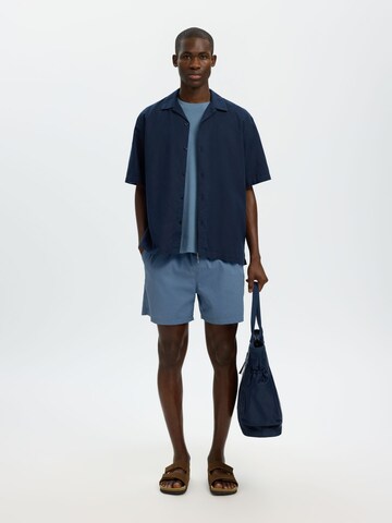 SELECTED Zwemshorts in Blauw