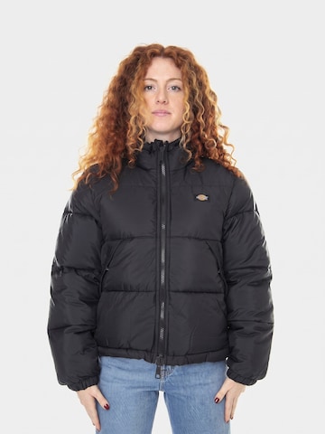 DICKIES Winterjacke 'Alatna'‌ in Schwarz: Vorderseite