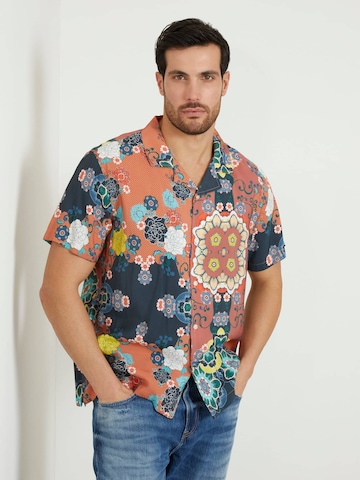 GUESS Regular fit Button Up Shirt in Mixed colors: front