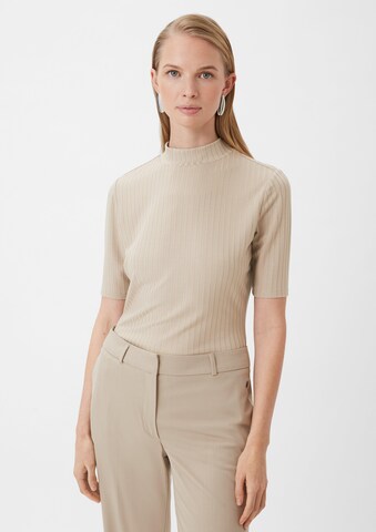 COMMA Shirt in Beige: front