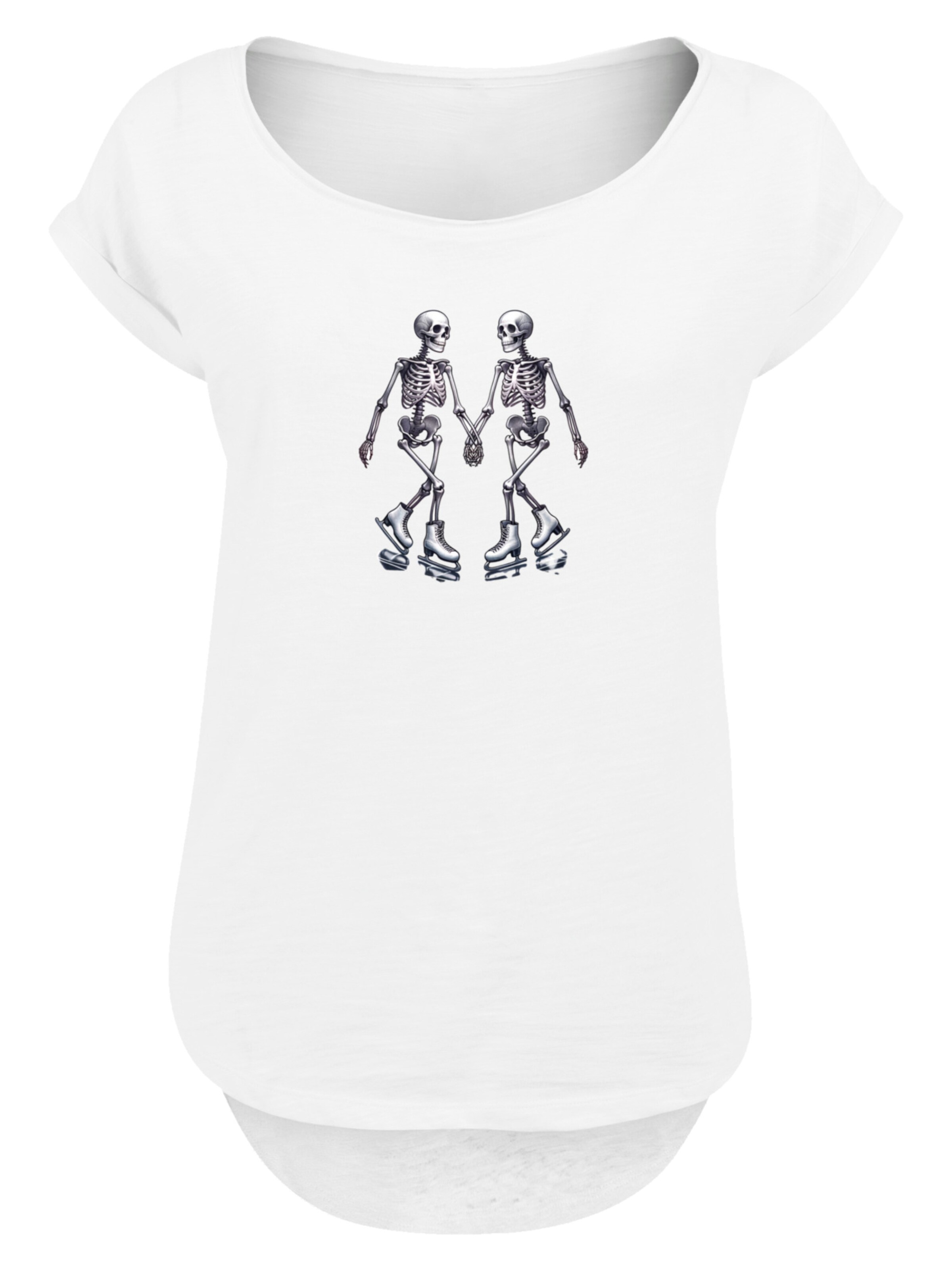 F4NT4STIC Shirt in Wit: voorkant