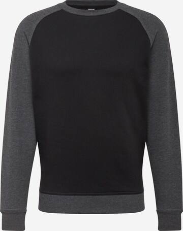 Sweat-shirt Urban Classics en noir : devant