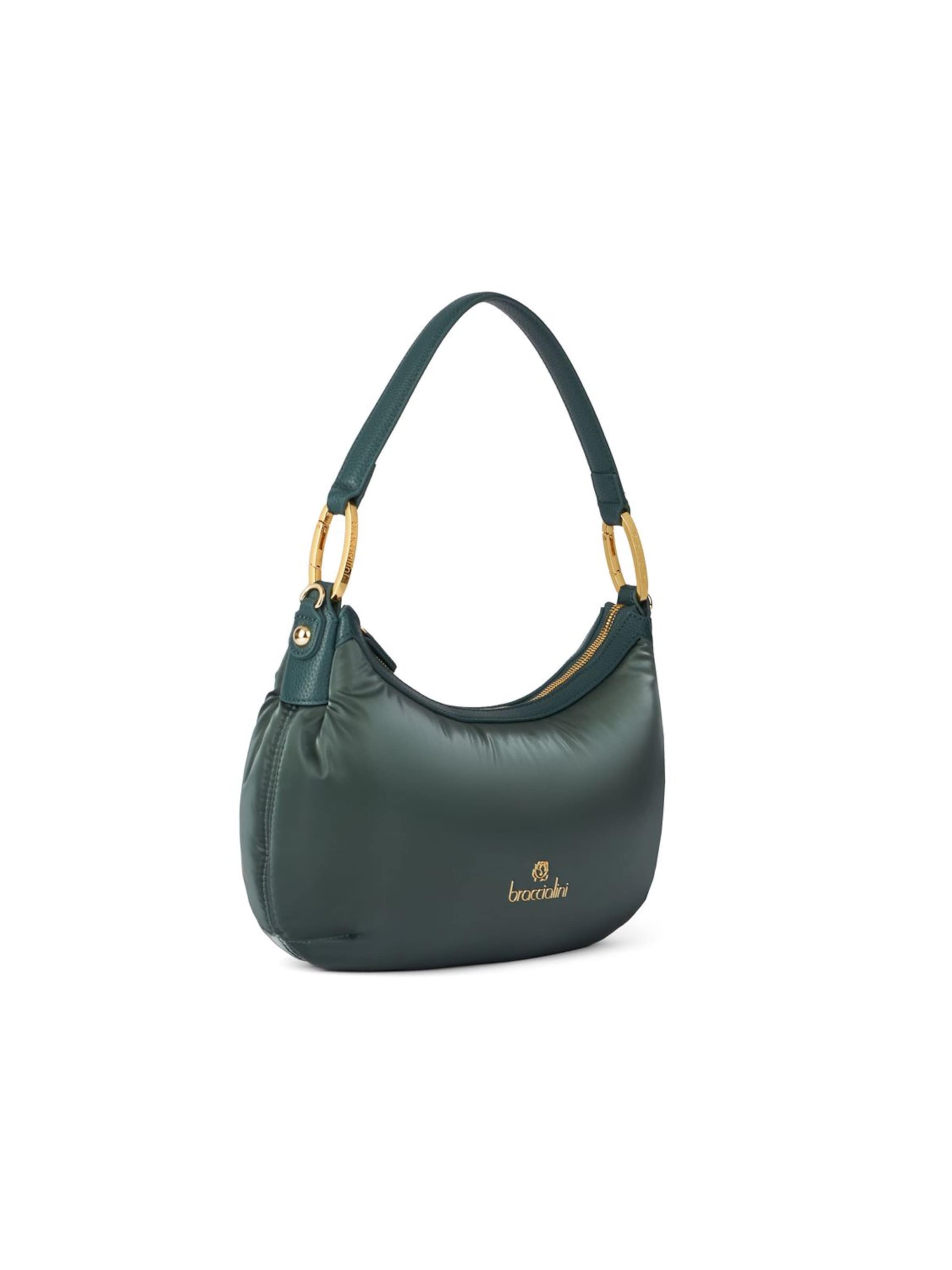 Braccialini Shoulder Bag 'Beth Puffy' in Green