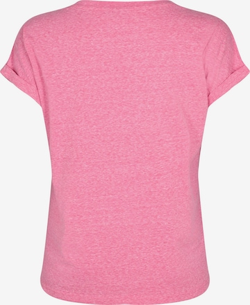 T-shirt 'VAVA' Zizzi en rose