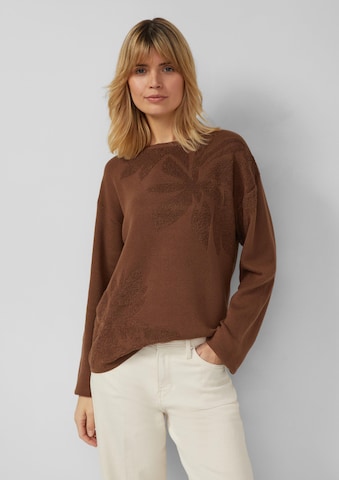 s.Oliver Свитер в Коричневый: спереди