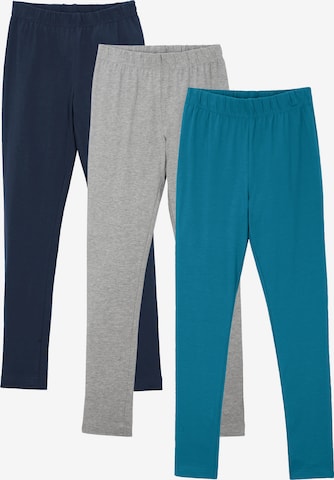 bonprix Skinny Leggings - kék: elől
