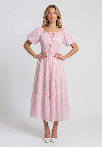 faina - Vestido en rosa: frente