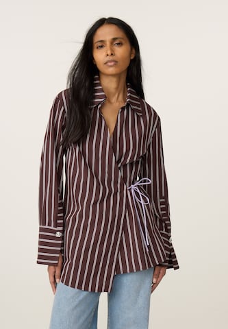 Fabienne Chapot Blouse in Zwart: voorkant
