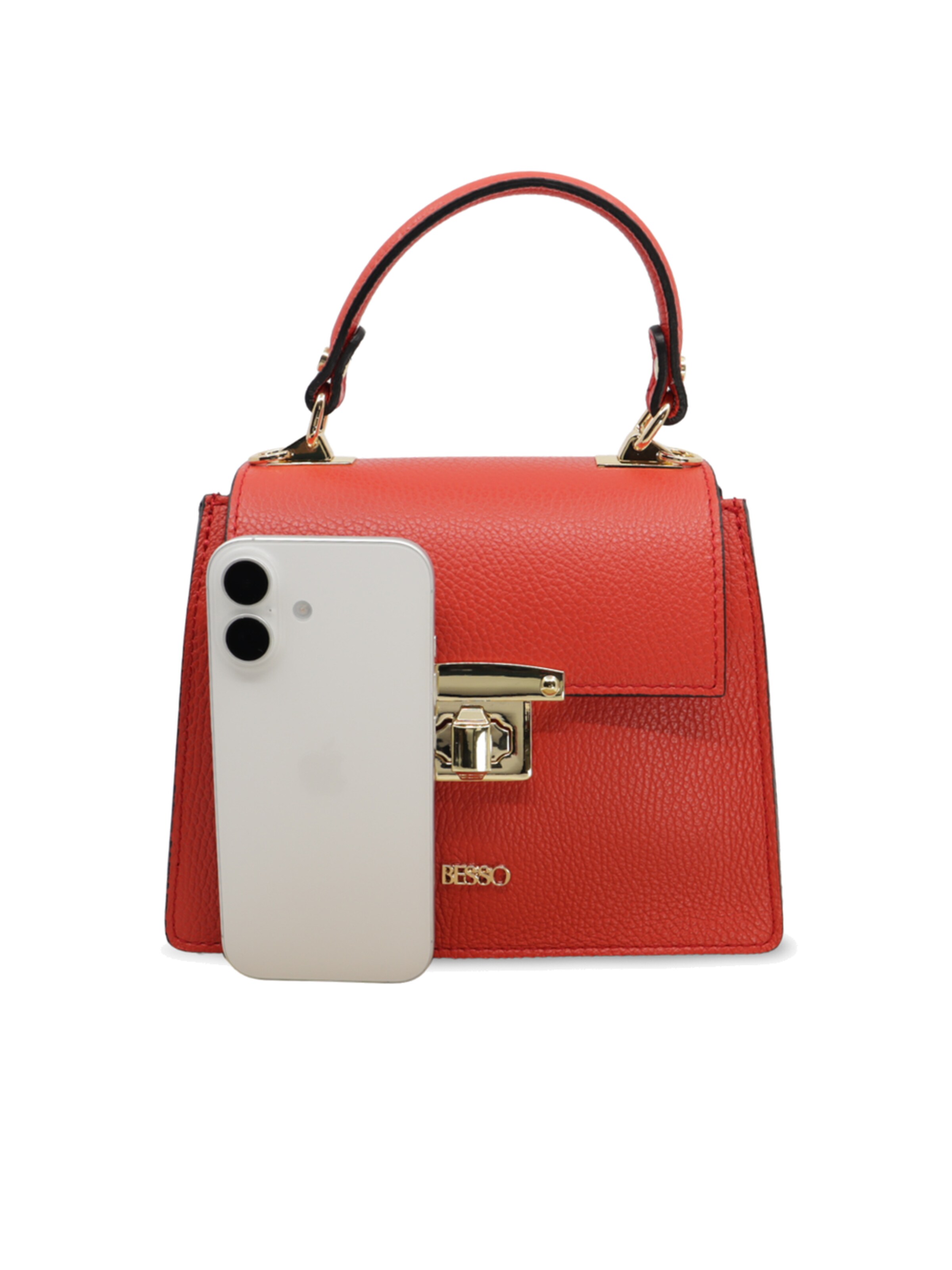 BESSO Handbag 'Chic Minimal' in Red